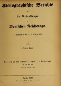 Stenographische Berichte über die Verhandlungen des Deutschen Reichstags 4. Legislaturperiode - II. Session 1879 - 5. Band 1879