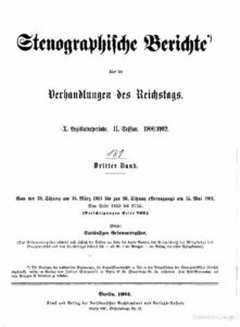 Stenographische Berichte über die Verhandlungen des Reichstags 10. Legislaturperiode - II.Session 1900-1902 - 3. Band 1901