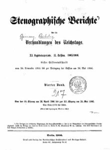 Stenographische Berichte über die Verhandlungen des Reichstags 11. Legislaturperiode - II.Session 1905-06 - 4. Band 1906
