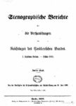 Stenographische Berichte über die Verhandlungen des Reichstags des Norddeutschen Bundes 1. Legislaturperiode – 2. Band 1869