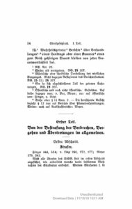 Strafgesetzbuch für das Deutsche Reich - Erster Teil - Von der Bestrafung der Verbrechen, Vergehen und Übertretungen im allgemeinen