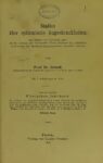Studien über epidemische Augenkrankheiten – Abdruck aus dem Klinischen Jahrbuch – 1898