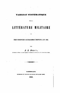 Übersicht der Militär Literatur und ihrer Hülfswissenschaften seit dem Jahre 1830 von 1849