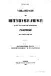 Verhandlungen der Direktoren-Versammlungen in den Provinzen des Königreiches Preußen seit dem Jahre 1879 – 60. Band – 1900