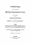 Veröffentlichungen aus dem Gebiete des Militär-Sanitätswesens – Heft 20 – 1902