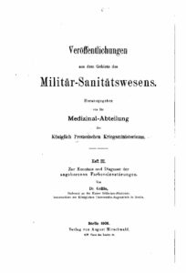 Veröffentlichungen aus dem Gebiete des Militär-Sanitätswesens - Heft 32 - 1906