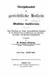 Virteljahrsschrift für gerichtliche Medicin und öffentliches Sanitätswesen Neue Folge 28. Band – 1878