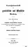 Virteljahrsschrift für gerichtliche und öffentliche Medicin 21. Band – 1862