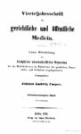 Virteljahrsschrift für gerichtliche und öffentliche Medicin 23. Band – 1863