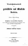 Virteljahrsschrift für gerichtliche und öffentliche Medicin 2. Band – 1852