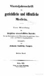 Virteljahrsschrift für gerichtliche und öffentliche Medicin 3. Band – 1853