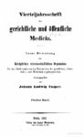 Virteljahrsschrift für gerichtliche und öffentliche Medicin 5. Band – 1854