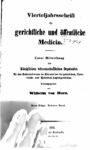 Virteljahrsschrift für gerichtliche und öffentliche Medicin Neue Folge 10. Band – 1869