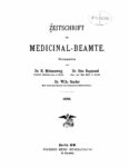 Zeitschrift für Medizinal-Beamte – 1888