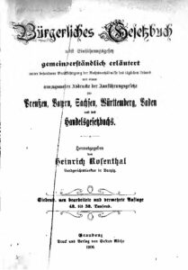 Bürgerliches Gesetzbuch nebst Einführungsgesetz - gemeinverständlich - 1906
