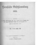 Gesetz-Sammlung für die Königlichen Preußischen Staaten – 1915