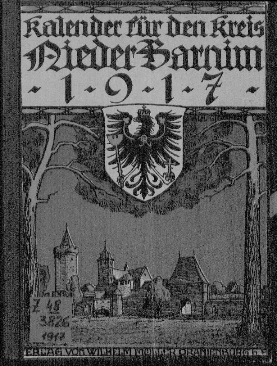 Kalender für den Kreis Niederbarnim - 1917