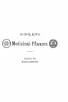 Köhlers Medizinal-Pflanzen – Band 3 (Ergänzungsband)
