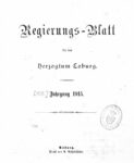 Regierungs-Blatt für das Herzogtum Coburg – 1915