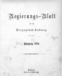 Regierungs-Blatt für das Herzogtum Coburg – 1916