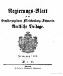 Regierungsblatt für Mecklenburg-Schwerin – Jahrgang 1893