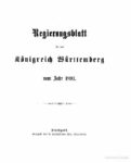 Regierungsblatt für das Königreich Württemberg – Jahrgang 1893