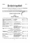 Reichskriegsblatt – Band 2: Heft 19 – 24