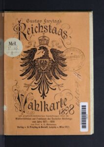 Reichstags - Wahlkarte 1898