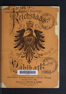 Reichstags - Wahlkarte 1903