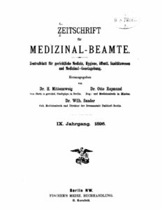 Zeitschrift für Medizinal-Beamte - 1896