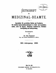 Zeitschrift für Medizinal-Beamte - 1899