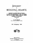 Zeitschrift für Medizinal-Beamte – 1902