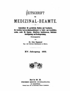 Zeitschrift für Medizinal-Beamte - 1902