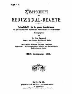 Zeitschrift für Medizinal-Beamte - 1907
