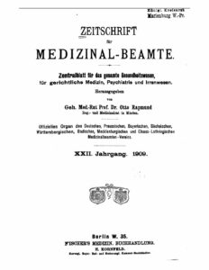 Zeitschrift für Medizinal-Beamte - 1909