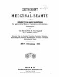 Zeitschrift für Medizinal-Beamte – 1912