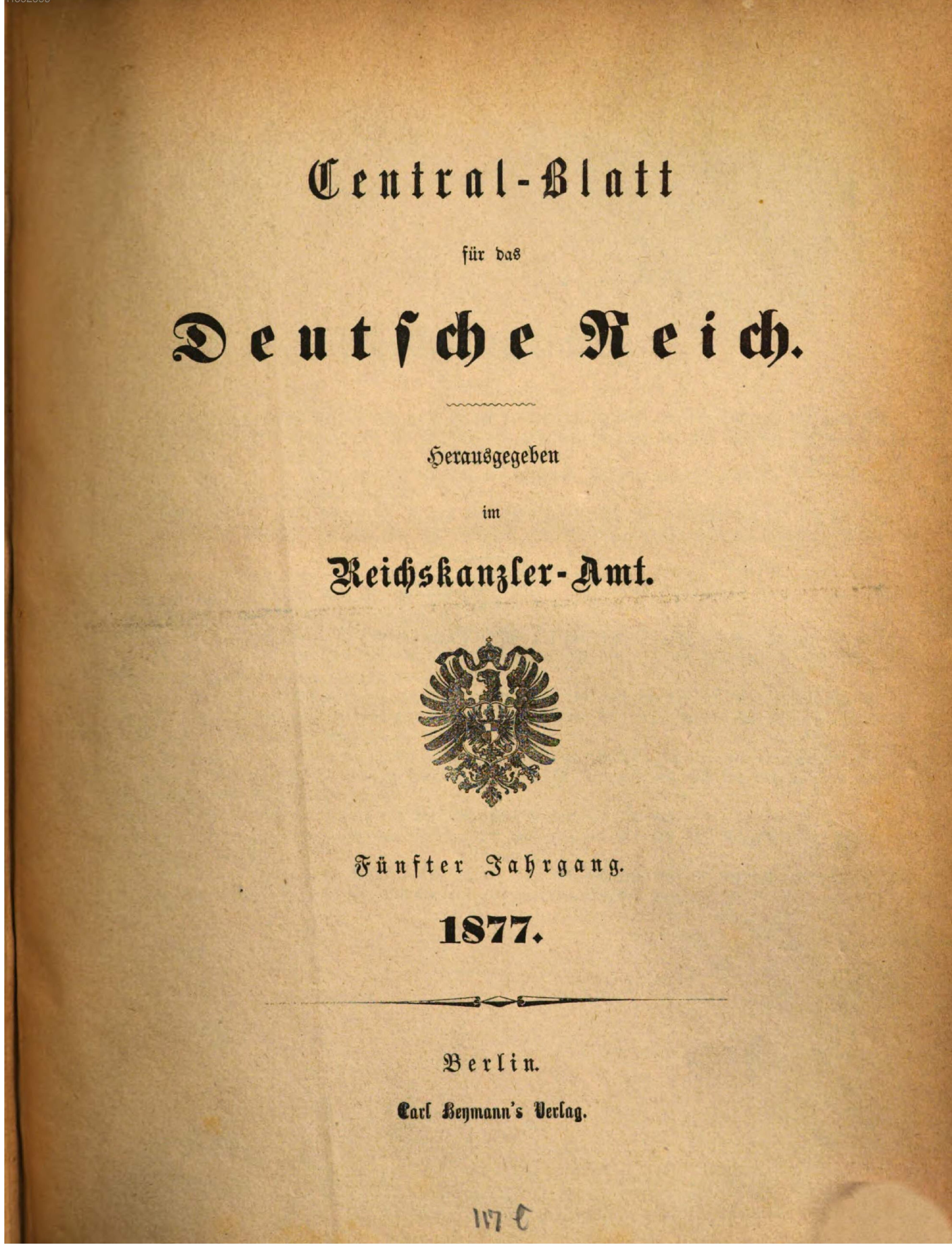 1877 - Fünfter Jahrgang