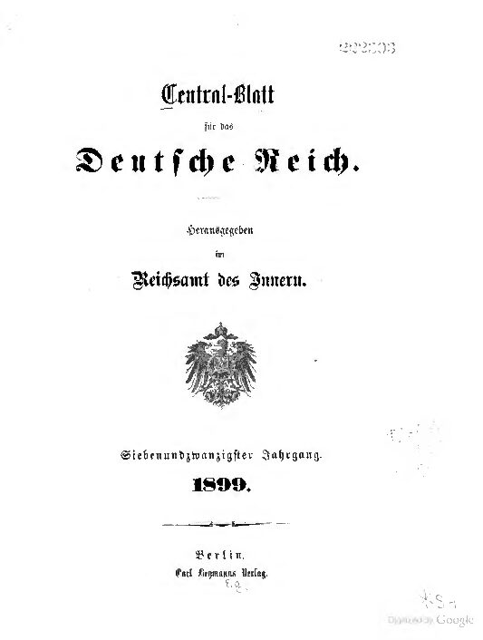 1899 - Siebenundzwanzigster Jahrgang