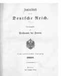 Zentralblatt für das Deutsche Reich – 1908 – Sechsunddreißigster Jahrgang