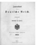 Zentralblatt für das Deutsche Reich – 1911 – Neununddreißigster Jahrgang