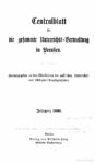 Zentralblatt für die gesamte Unterrichtsverwaltung in Preußen – 1883