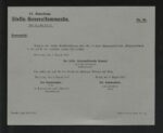 Zusatz – Verordnungen des VI. Armeekorps – 1917