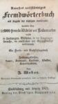 Fremdwörterbuch – 1871