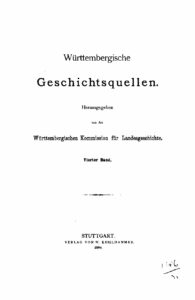 Vierter Band - Urkundenbuch der Stadt Esslingen