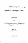 Württembergische Geschichtsquellen – Fünfter Band – Urkundenbuch der Stadt Heilbronn