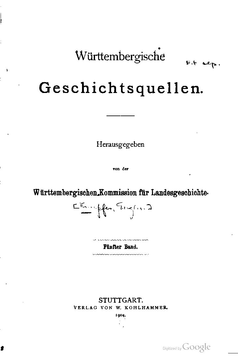 Fünfter Band - Urkundenbuch der Stadt Heilbronn