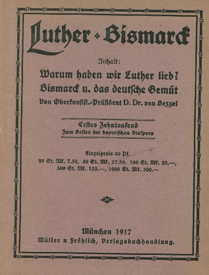 Luther und Bismarck - 1917