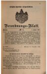 Verordnungs – Blatt des Königlich Bayerischen Kriegsministeriums – 1905