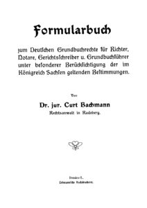 Formularbuch zum Deutschen Grundbuchrechte