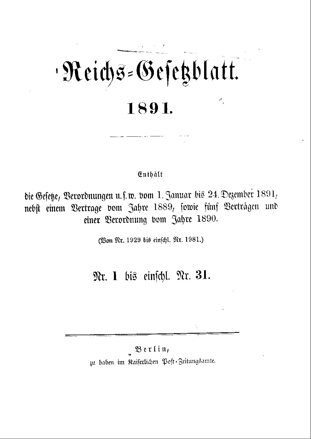 Jahrgang 1891